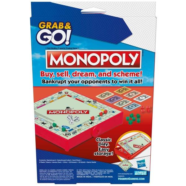 Imagem de Jogo Monopoly Grab and Go - Original Hasbro