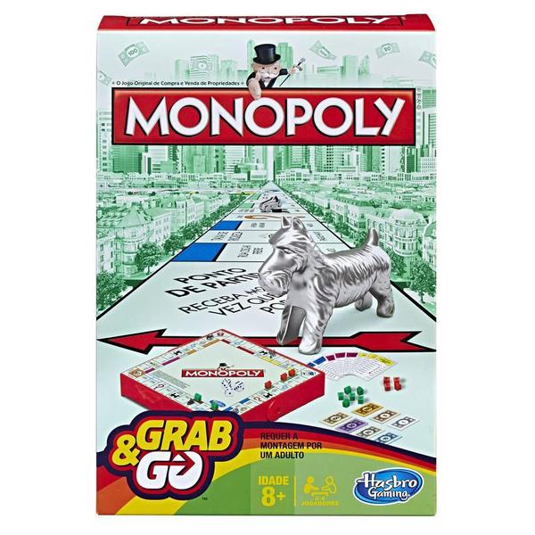 Imagem de Jogo monopoly grab & go - hasbro