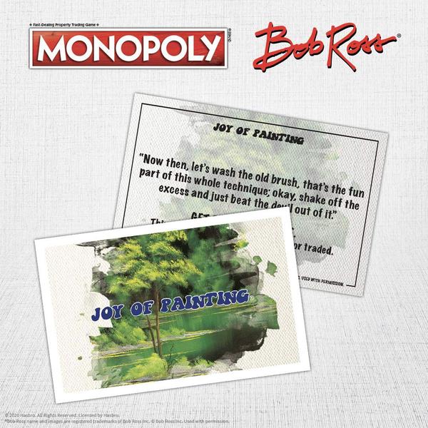 Imagem de Jogo Monopoly USAOPOLY Bob Ross Edition com 6 fichas