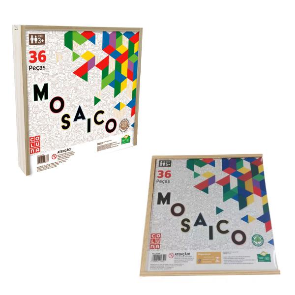 Jogo Mosaico 36 peças - Coluna - Pais e filhos - Coluna Pais e filhos filha autismo Imagem de Jogo Mosaico 36 peças - Coluna - Pais e filhos