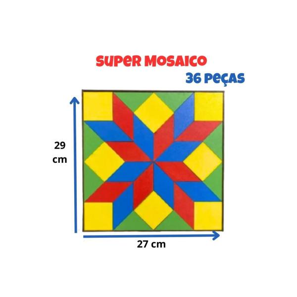 Jogo Mosaico 36 peças - Coluna - Pais e filhos - Coluna Pais e filhos filha autismo Imagem de Jogo Mosaico 36 peças - Coluna - Pais e filhos