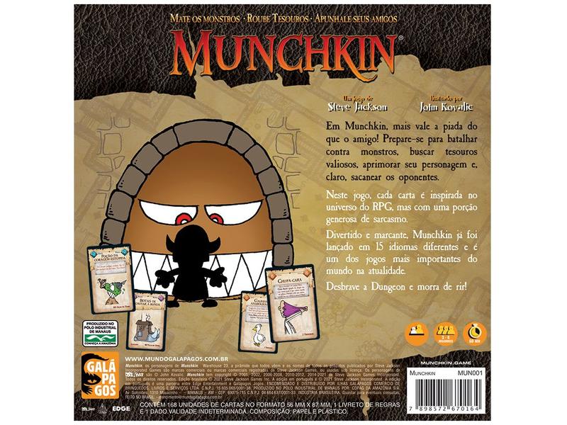 Imagem de Jogo Munchkin Galápagos