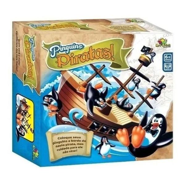 Jogo Navio dos Pinguins Piratas - Art Brink Imagem de Jogo Navio dos Pinguins Piratas - Art Brink