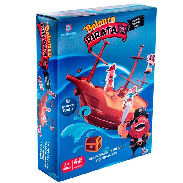 Imagem de Jogo Navio Pirata Equilibrio de Mesa Polibrinq