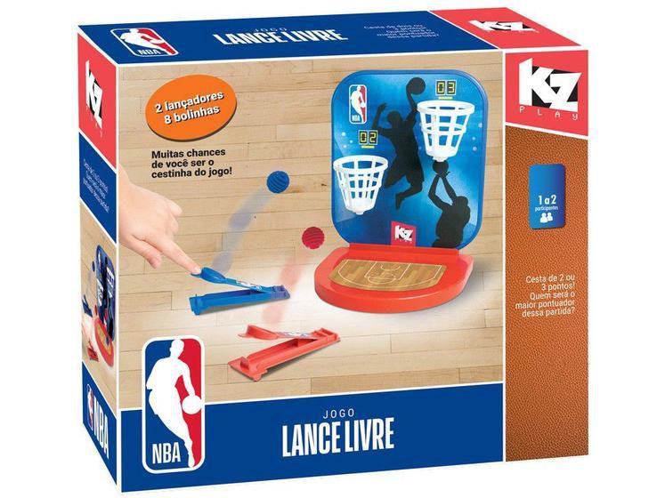 Imagem de Jogo Nba Basquete De Mesa Brinquedo Familia Lance Livre Elka