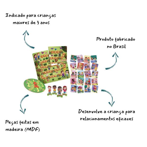 Imagem de Jogo Palavras Mágicas Brincadeira De Criança Feito Em Madeira Infantil Educativo +3 Anos