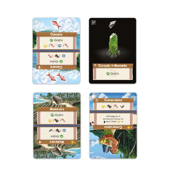 Jogo Palm Island - Papergames Cartas Portáteis e Versáteis Imagem de Jogo Palm Island - Papergames Cartas Portáteis e Versáteis
