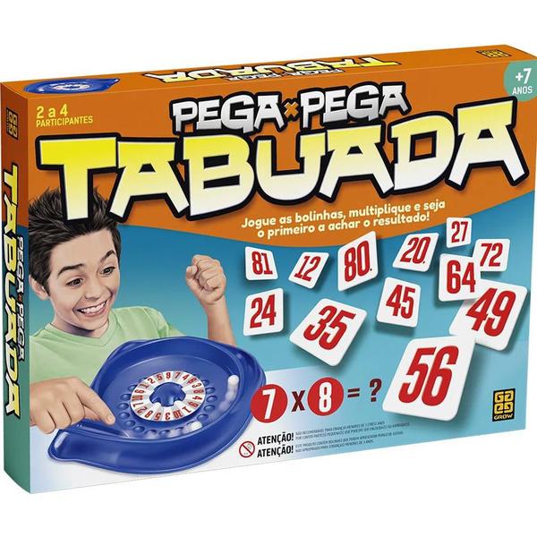 Imagem de Jogo Pega-Pega Tabuada Grow 01467 7+