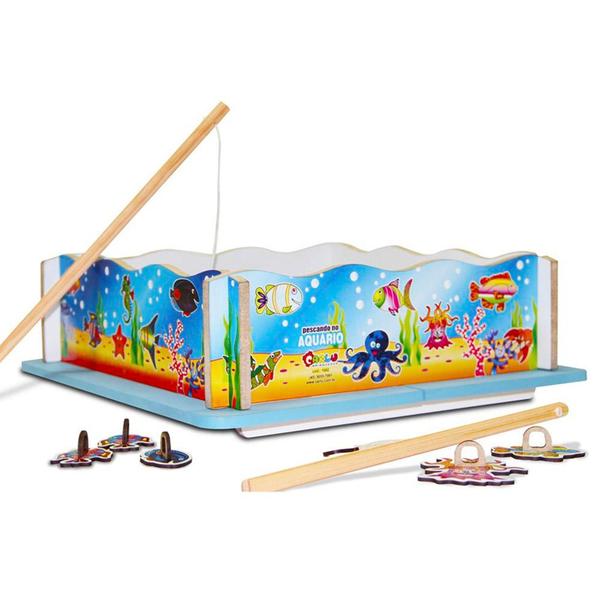 Jogo Pega Peixe Infantil - Pescando no Aquário 1642 - Carlu - Carlu Imagem de Jogo Pega Peixe Infantil - Pescando no Aquário 1642 - Carlu - Carlu