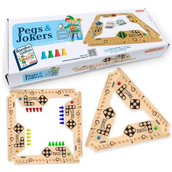 Imagem de Jogo pegs e jokers: da carimbrás