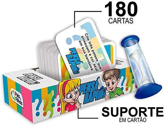 Imagem de Jogo Pensa Rápido Super Jogos - 7301.1 Pais E Filhos