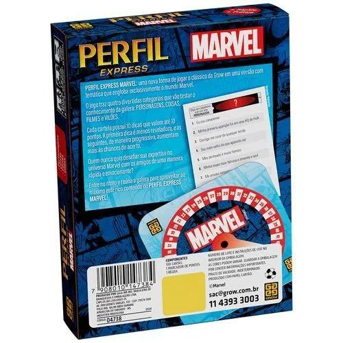 Imagem de Jogo Perfil Express - Marvel - Grow - 4738