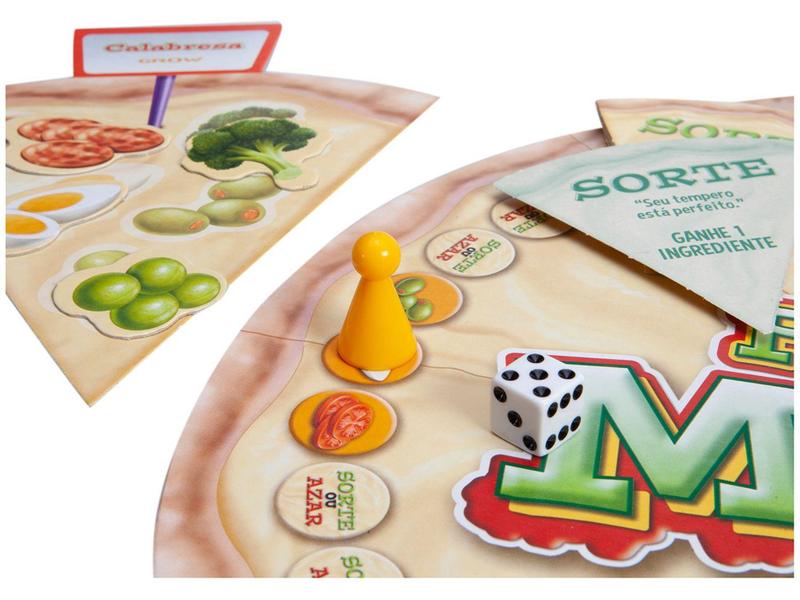 Jogo Pizzaria Maluca Tabuleiro Brinquedo 01283 joguinho criança Grow Imagem de Jogo Pizzaria Maluca Tabuleiro Brinquedo 01283 joguinho criança Grow