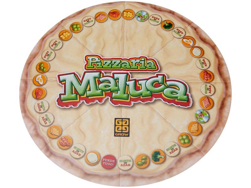 Jogo Pizzaria Maluca Tabuleiro Brinquedo 01283 joguinho criança Grow Imagem de Jogo Pizzaria Maluca Tabuleiro Brinquedo 01283 joguinho criança Grow