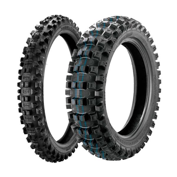 Imagem de Jogo Pneus de Moto Borilli 7 Days Enduro 90/100-21 57R + B007 Infinity EXC Soft 120/100-18 68M TT