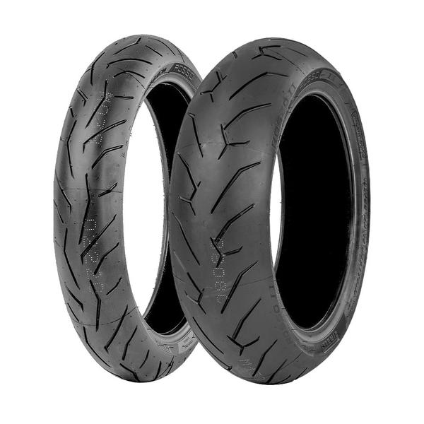Jogo Pneus de Moto Pirelli Diablo Rosso II 120/70R17 58W + 160/60R17 69W TL