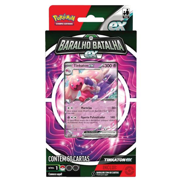 Imagem de Jogo Pokémon Deck Batalha Ex Tinkaton Copag