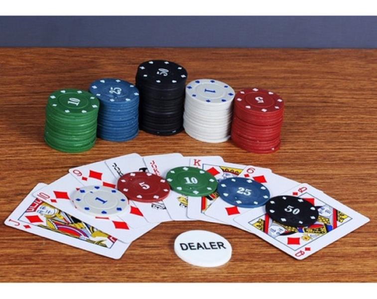Jogo Poker Profissional Chips 80 Fichas + Baralho Cassino - Geral Imagem de Jogo Poker Profissional Chips 80 Fichas + Baralho Cassino