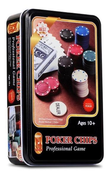 Jogo Poker Profissional Chips 80 Fichas + Baralho Cassino - Geral Imagem de Jogo Poker Profissional Chips 80 Fichas + Baralho Cassino