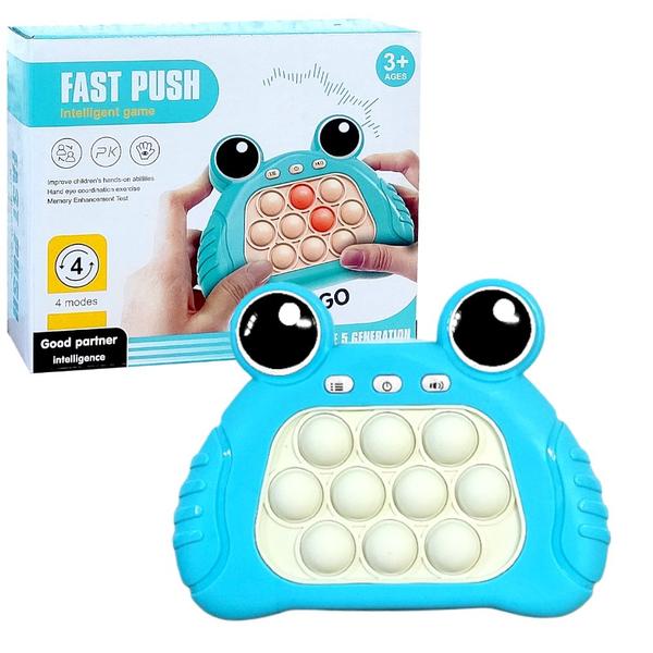 Jogo Pop It Eletrônico Console Anti Stress Caranguejo Azul - Toy King Imagem de Jogo Pop It Eletrônico Console Anti Stress Caranguejo Azul