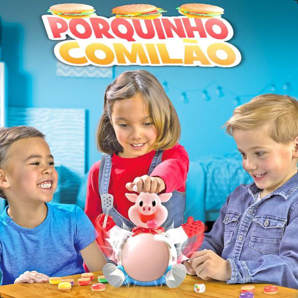 Imagem de Jogo Porquinho Comilão Brinquedo Original Multikids BR1794