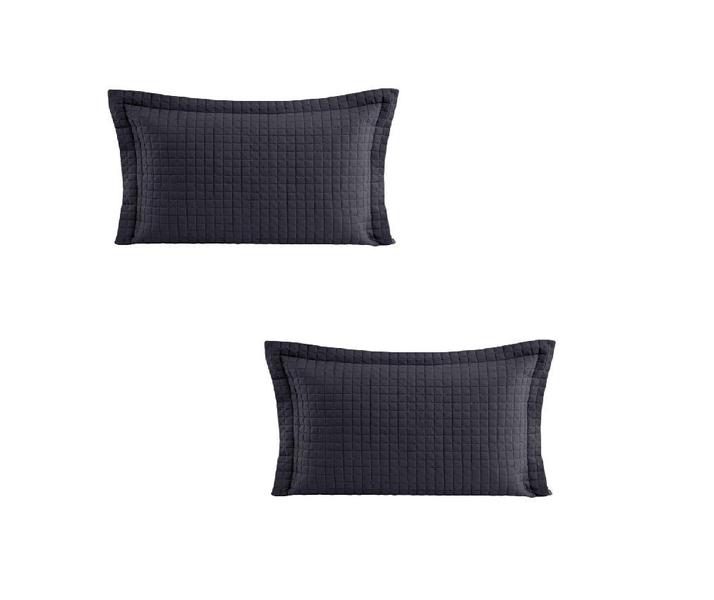 Jogo Porta Travesseiro 2 Pçs King 50x90cm Preto Lavive Imagem de Jogo Porta Travesseiro 2 Pçs King 50x90cm Preto Lavive