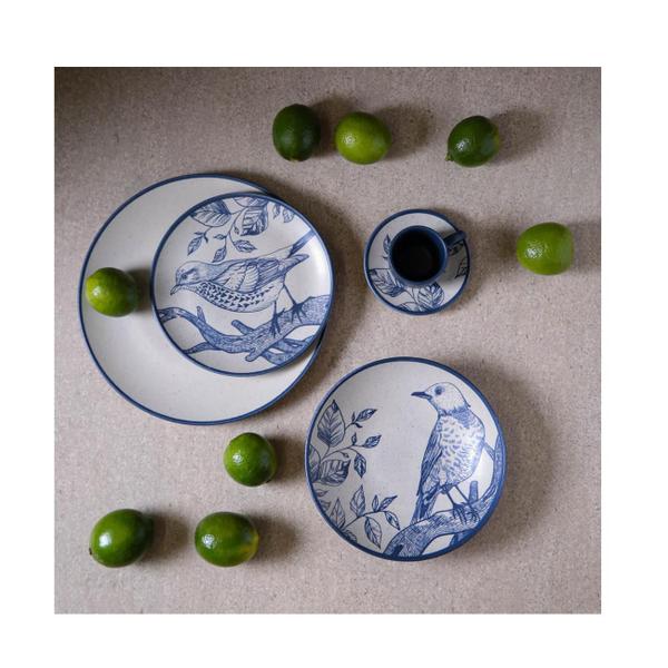 Imagem de Jogo Prato Fundo Stoneware Coup Uirapuru Porto Brasil Kit 6