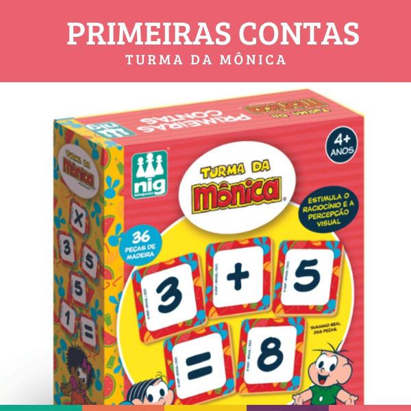 Imagem de Jogo Primeiras Contas Turma da Mônica Nig Brinquedos