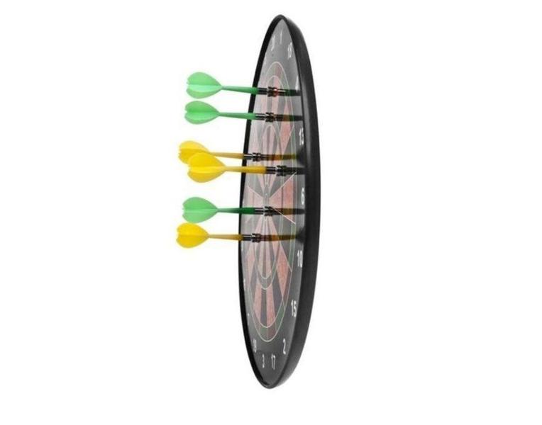 Imagem de Jogo Profissional de Dardos Alvo  Tabuleiro Magnético 40,5cm - Rio Master