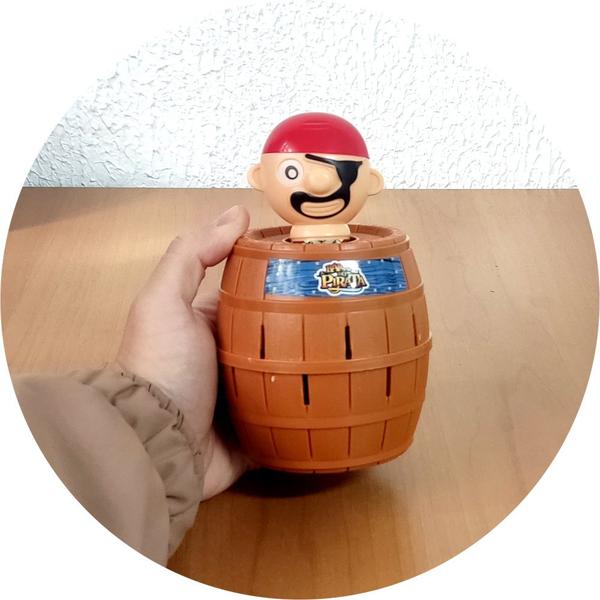 Imagem de Jogo Pula Pirata com Barril Brinquedo Interativo Infantil