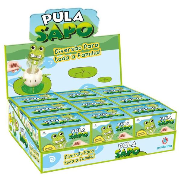 Imagem de Jogo Pula Sapo - Brinquedo Pula Sapo Pequeno Diversão em Família - Polibrinq