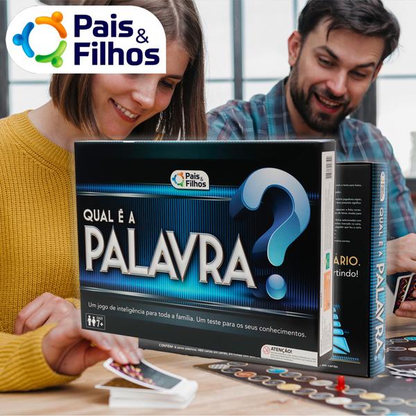 Imagem de Jogo Qual É A Palavra Tabuleiro Infantil Educativo Divertido - Pais Filhos