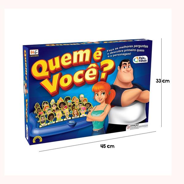 Jogo Quem É Você Cara A Cara Tabuleiro Raciocínio Adivinhe - Pais e filhos Imagem de Jogo Quem É Você Cara A Cara Tabuleiro Raciocínio Adivinhe