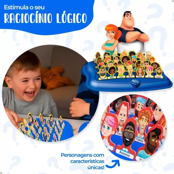 Jogo Quem É Você Cara A Cara Tabuleiro Raciocínio Adivinhe - Pais e filhos Imagem de Jogo Quem É Você Cara A Cara Tabuleiro Raciocínio Adivinhe