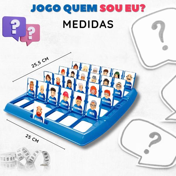 Imagem de Jogo Quem Sou Eu Educativo Tabuleiro Cartas Advinha Diversão em Família Envio Imediato