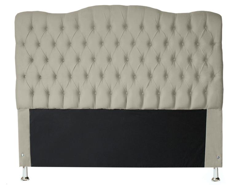 Imagem de Jogo Recamier Baú + Cabeceira Agnes Para Cama Box Casal Queen 158 Cm - Suede - Sv Decor