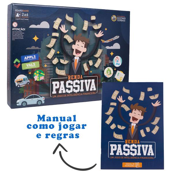 Imagem de Jogo Renda Passiva Tabuleiro Educação Financeira Infantil