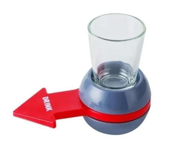 Imagem de Jogo Roleta Spinner Shot Rio De Ouro Copo 50 Ml E Seta