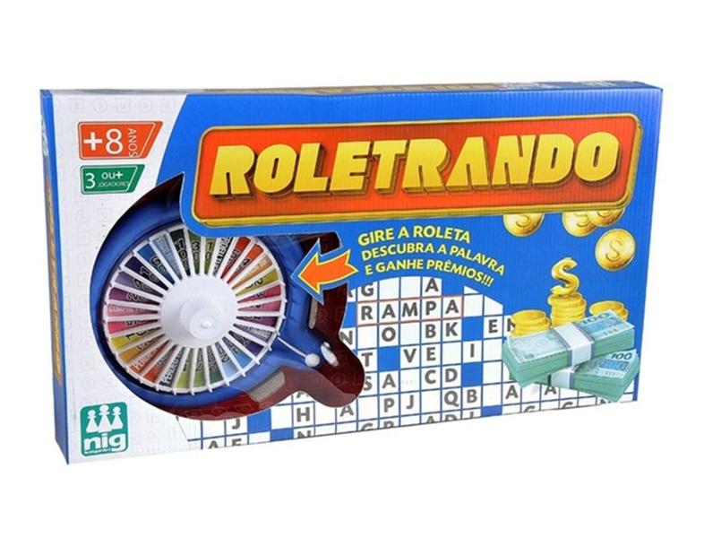 Imagem de Jogo Roletrando Multicolorido - Nig Brinquedos