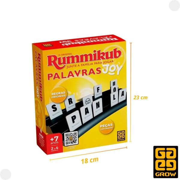 Imagem de Jogo Rummikub Joy Palavras 04684 - Grow