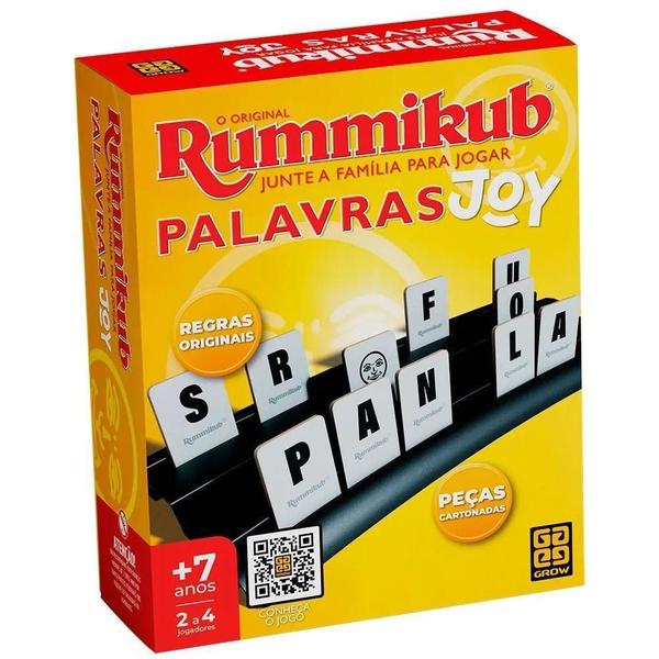 Jogo Rummikub Joy Palavras - Grow Imagem de Jogo Rummikub Joy Palavras - Grow