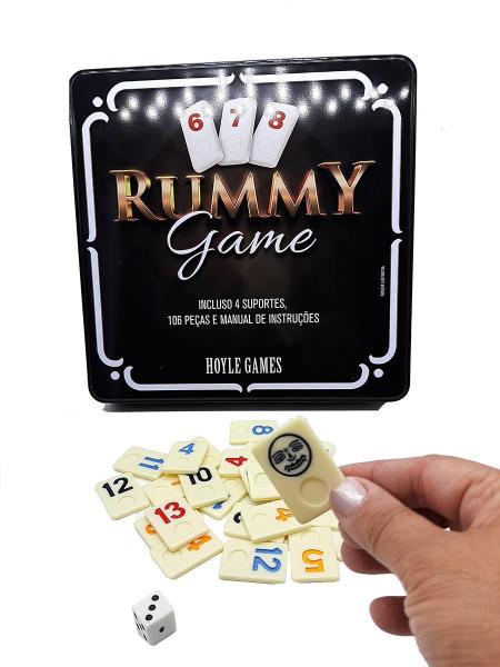 Imagem de Jogo Rummy Game 106 Pedra Suporte Jogo De Tabuleiro Rummikub