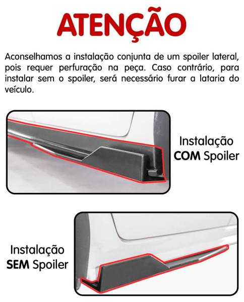 Jogo Saia Lateral Splitter Side Winglet Universal Tg Poli Imagem de Jogo Saia Lateral Splitter Side Winglet Universal Tg Poli