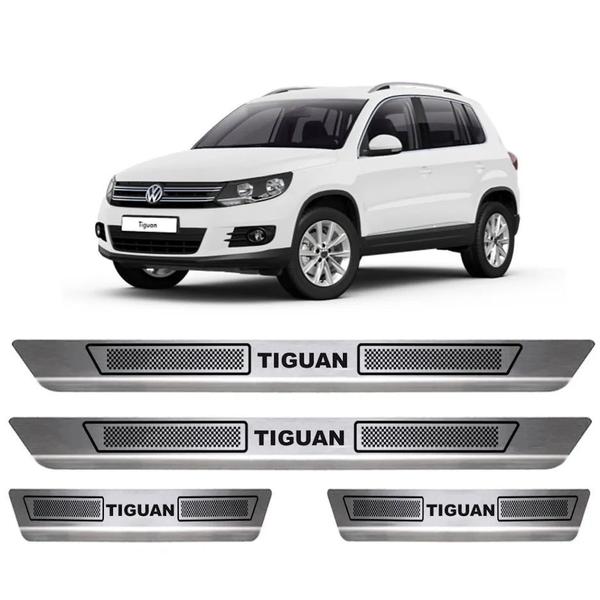 Imagem de Jogo Soleira de Porta Aco Inox Volkswagen Tiguan