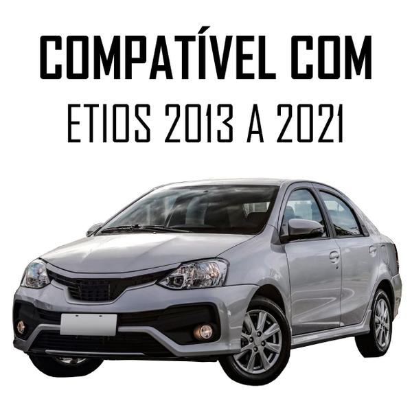 Imagem de Jogo Soleira Premium Elegance Toyota Etios 2013 em Diante - 4 Portas ( Vinil + Resinada 8 Peças )