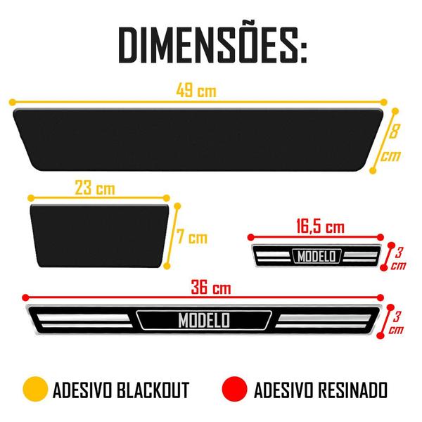 Imagem de Jogo Soleira Preto e Aço C3 2022 em Diante - 4 Portas ( Vinil + Resinada 8 Peças )