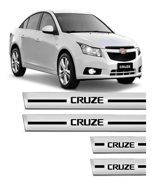 Imagem de Jogo Soleira Resinada Chevrolet Cruze 2011 A 2018 Cromo