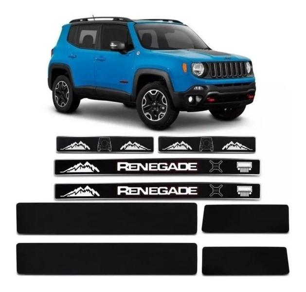 Imagem de Jogo Soleira Resinada E Vinil Blackout Jeep Renegade 15 A 18