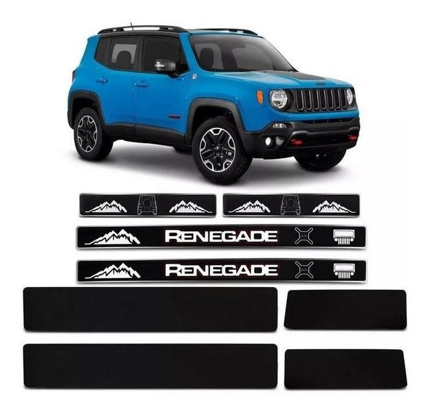 Imagem de Jogo Soleira Resinada E Vinil Blackout Jeep Renegade 15 A 18