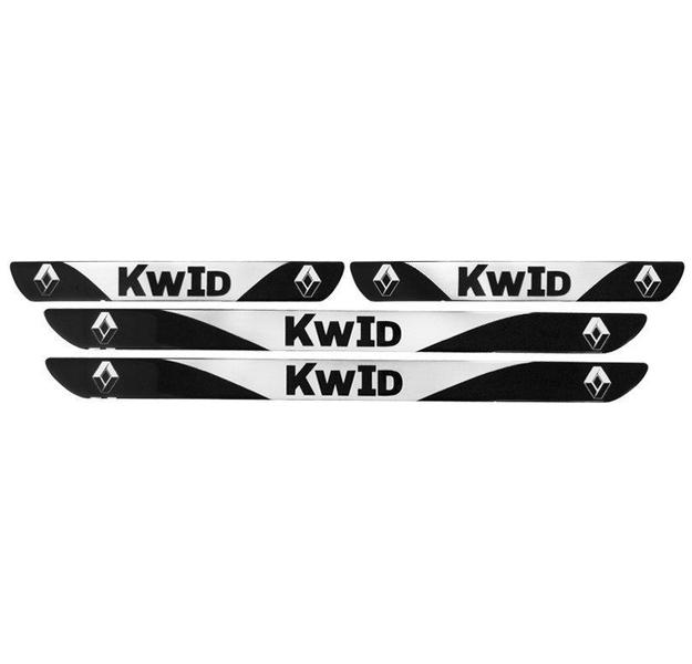 Imagem de Jogo Soleira Resinada Personalizada Kwid 2017 - 4 Peças